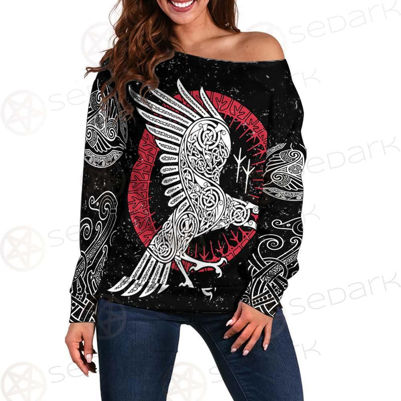 Viking Eagle SED-0125 Off Shoulder Sweaters