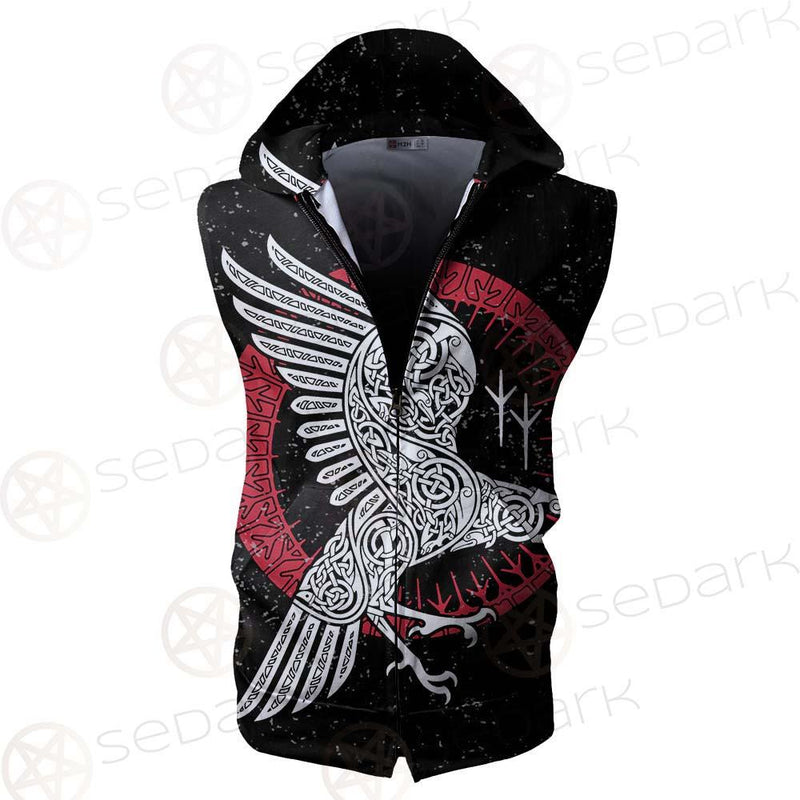 Viking Eagle SED-0125 Zip Sleeveless Hoodie