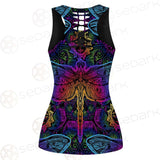 Butterfly Colorful SED-0126 Hollow Out Tank Top
