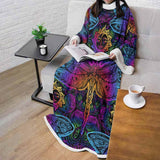 Butterfly Colorful SED-0126 Sleeved Blanket