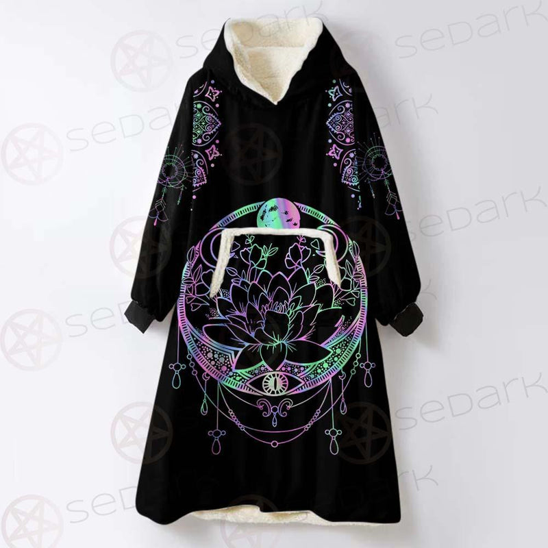 Gothic Witch SED-0127 Oversized Sherpa Blanket Hoodie