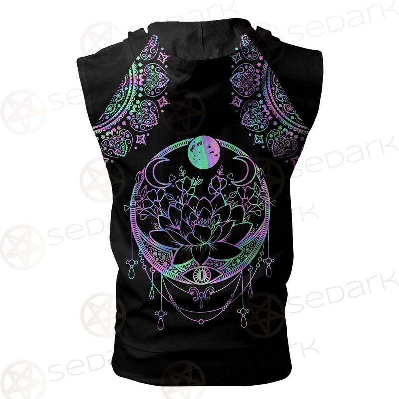 Gothic Witch SED-0127 Zip Sleeveless Hoodie
