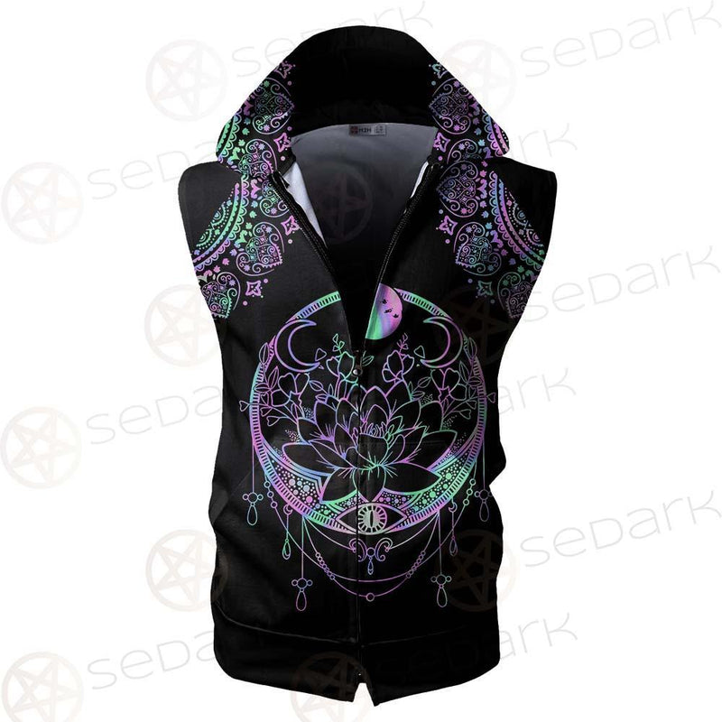 Gothic Witch SED-0127 Zip Sleeveless Hoodie