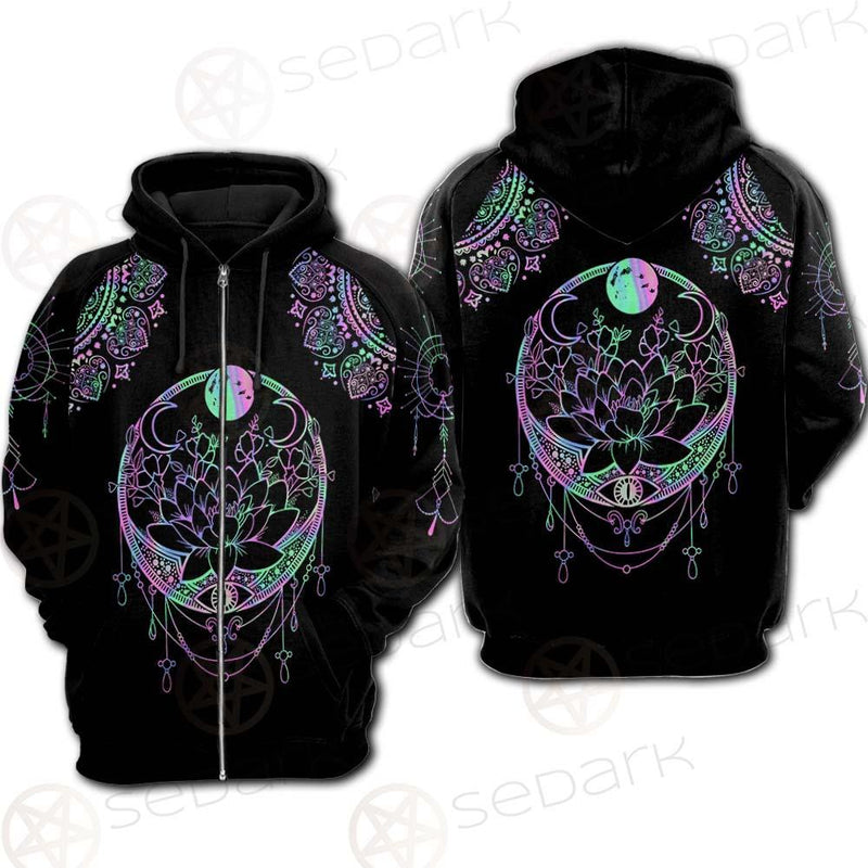 Gothic Witch SED-0127 Hoodie Raglan Zip