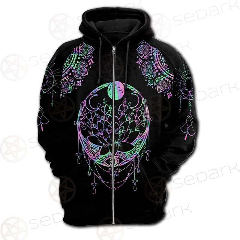 Gothic Witch SED-0127 Hoodie Raglan Zip