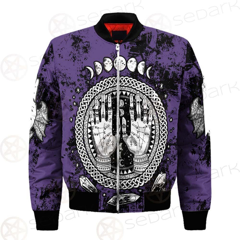 Gothic Mystic Hand SED-0128 Bomber Jacket