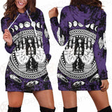 Gothic Mystic Hand SED-0128 Hoodie Dress