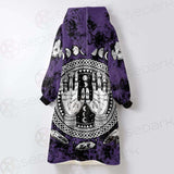 Gothic Mystic Hand SED-0128 Oversized Sherpa Blanket Hoodie