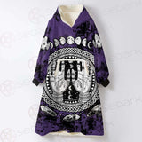 Gothic Mystic Hand SED-0128 Oversized Sherpa Blanket Hoodie