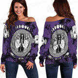 Gothic Mystic Hand SED-0128 Off Shoulder Sweaters