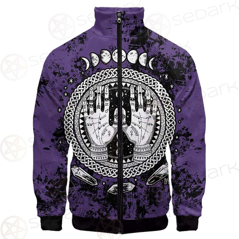 Gothic Mystic Hand SED-0128 Stand-up Collar Jacket