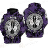 Gothic Mystic Hand SED-0128 Hoodie Raglan Zip