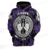 Gothic Mystic Hand SED-0128 Hoodie Raglan Zip