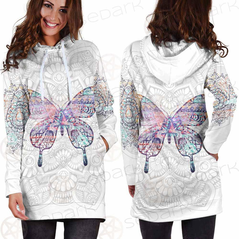 Butterfly Boho SED-0134 Hoodie Dress