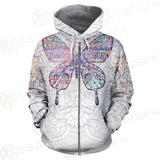 Butterfly Boho SED-0134 Zip-up Hoodies