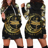 Dragonfly Darkness SED-0135 Hoodie Dress