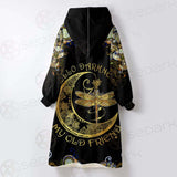 Dragonfly Darkness SED-0135 Oversized Sherpa Blanket Hoodie