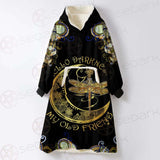 Dragonfly Darkness SED-0135 Oversized Sherpa Blanket Hoodie