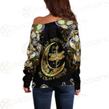 Dragonfly Darkness SED-0135 Off Shoulder Sweaters