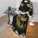 Dragonfly Darkness SED-0135 Sleeved Blanket