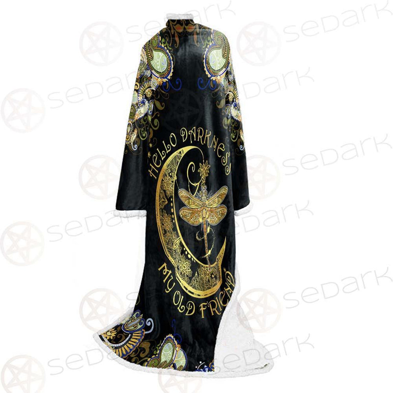 Dragonfly Darkness SED-0135 Sleeved Blanket