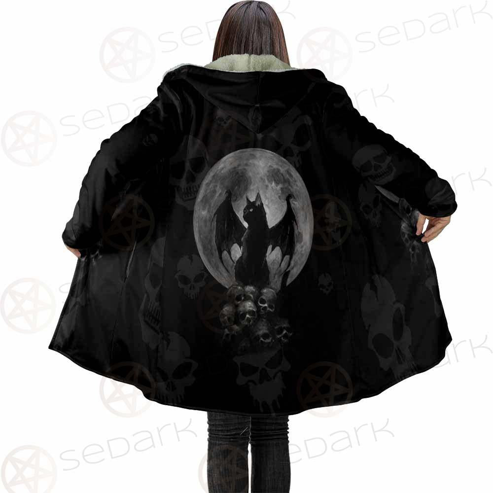 Witch Cat SED-0147 Cloak with bag