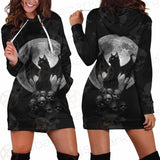 Witch Cat SED-0147 Hoodie Dress