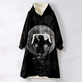 Witch Cat SED-0147 Oversized Sherpa Blanket Hoodie