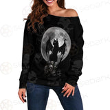 Witch Cat SED-0147 Off Shoulder Sweaters