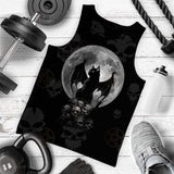 Witch Cat SED-0147 Men Tank-tops