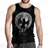 Witch Cat SED-0147 Men Tank-tops