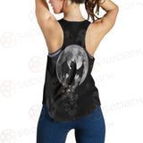 Witch Cat SED-0147 Women Tank Top