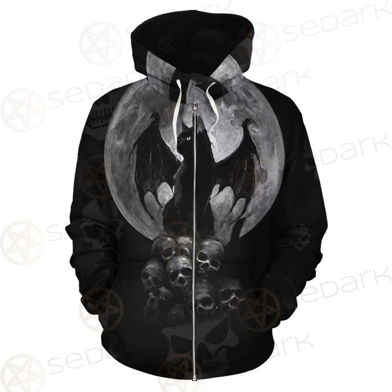 Witch Cat SED-0147 Zip-up Hoodies