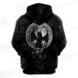 Witch Cat SED-0147 Hoodie Raglan Zip