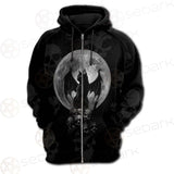 Witch Cat SED-0147 Hoodie Raglan Zip