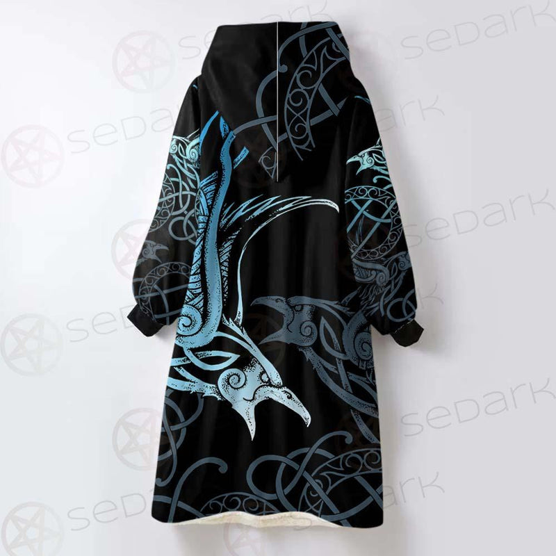 Viking Eagles SED-0148 Oversized Sherpa Blanket Hoodie