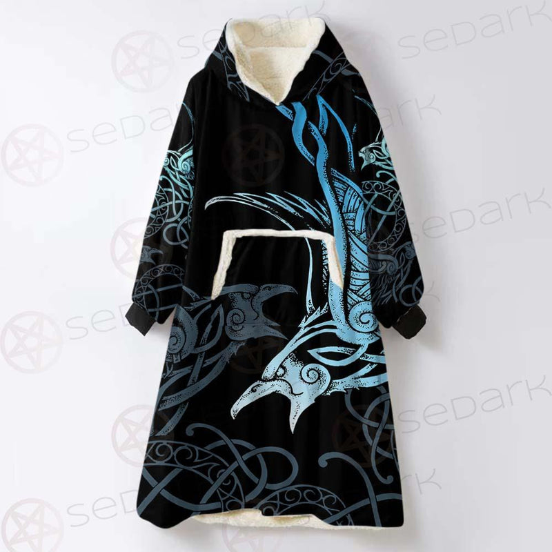 Viking Eagles SED-0148 Oversized Sherpa Blanket Hoodie