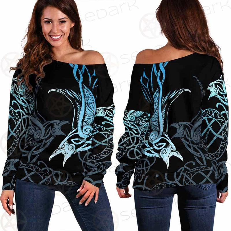 Viking Eagles SED-0148 Off Shoulder Sweaters