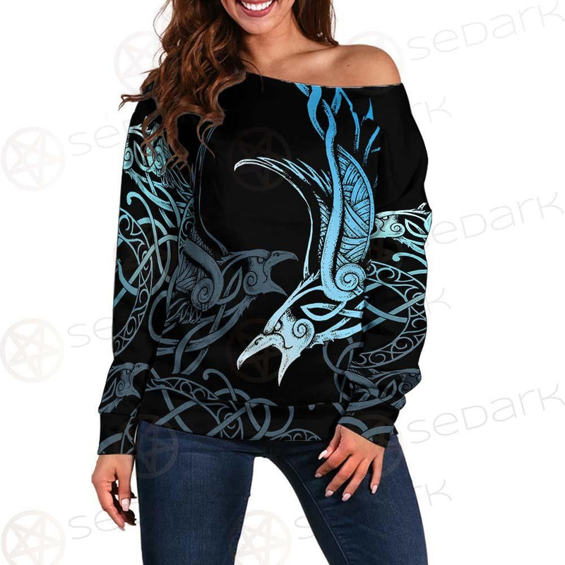 Viking Eagles SED-0148 Off Shoulder Sweaters