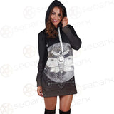 Wicca Moon Butterfly SED-0149 Hoodie Dress