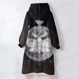 Wicca Moon Butterfly SED-0149 Oversized Sherpa Blanket Hoodie