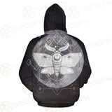 Wicca Moon Butterfly SED-0149 Hoodie Allover