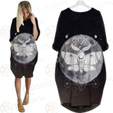 Wicca Moon Butterfly SED-0149 Batwing Pocket Dress