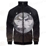 Wicca Moon Butterfly SED-0149 Stand-up Collar Jacket