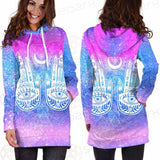 Wicca Eyes And Hands SED-0151 Hoodie Dress