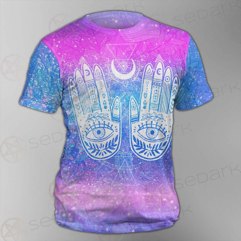 Wicca Eyes And Hands SED-0151 Unisex T-shirt
