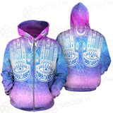 Wicca Eyes And Hands SED-0151 Zip-up Hoodies