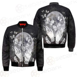 Wicca Moon And Hands SED-0152 Bomber Jacket