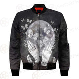 Wicca Moon And Hands SED-0152 Bomber Jacket