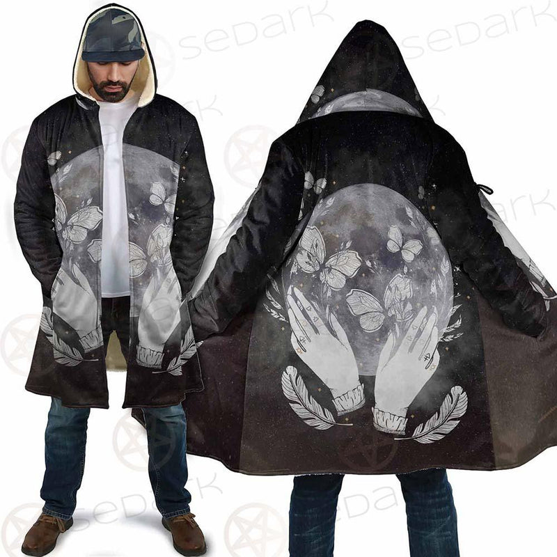Wicca Moon And Hands SED-0152 Cloak with bag